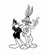 Duck Daffy Coloring Pages Looney Tunes Funny sketch template