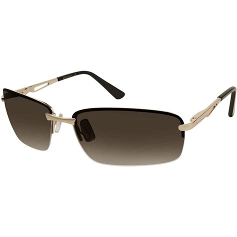Men S 5001sp Rimless Rectangular Sunglasses With 100 Uv Protection 60