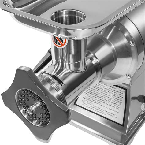 commercial grade hp electric meat grinder  stainless steel heavy