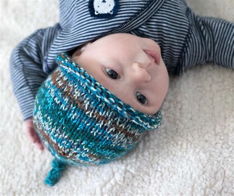 knot top baby hat knitting pattern gina michele