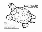 Turtle Ticket Fancy Evens Colors Worksheeto sketch template