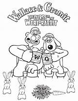 Gromit Wallace Curse Bunny sketch template