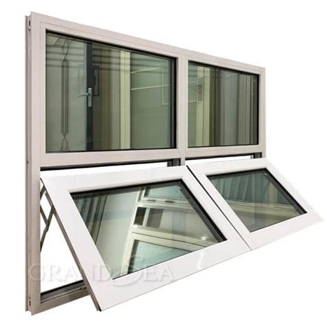 modern white triple glazed top hung aluminium awning windows chinamodern white triple