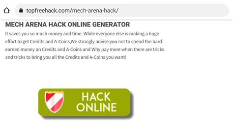 mech arena hack unlimited  credits   coins rmecharenahack