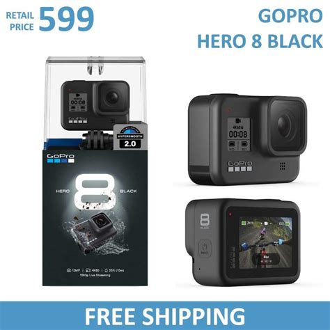 gopro hero  black  action camera warranty waterproof hypersmooth  timewarp