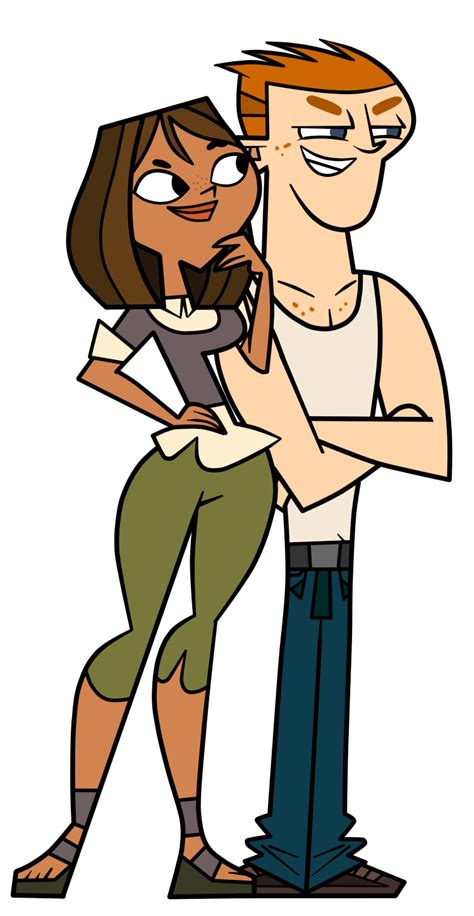 total drama all stars redux courtney and scott by evaheartsart on