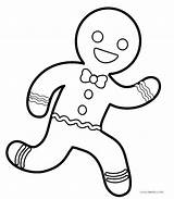Gingerbread Coloring Pages Woman Getcolorings Man sketch template