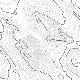 Topography Topographic Contour sketch template