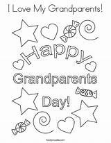 Grandparents Coloring Built California Usa sketch template