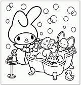 Coloring Pages Melody Cinnamoroll Kuromi Colouring Kitty Cute Hello Sanrio Printable Sheets Popular Print Christmas Cartoon Bathtime Coloringhome Choose Board sketch template