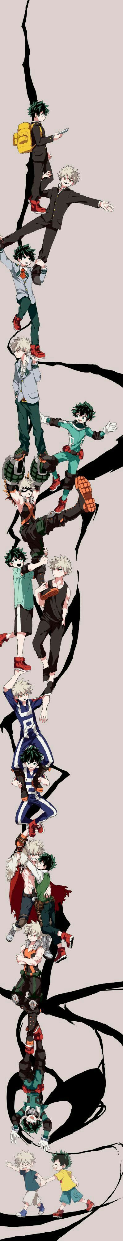 Katsudeku Bakugou Katsuki Midoriya Izuku Boku No