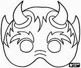 Para Halloween Mask Colorear Caretas Devil Mascaras Carnaval Coloring Careta Niños Diable Dibujos Printable Gif Online Pages Seleccionar Tablero sketch template
