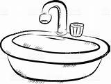 Sink Drawing Bathroom Basin Getdrawings Clipart Drawings Paintingvalley sketch template