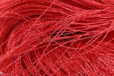 red threads close  stock image image  colorful filament