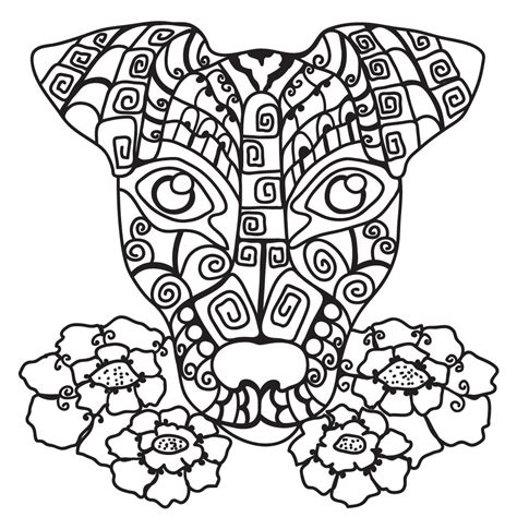 dog coloring pages  adults dog coloring page coloring pages dog