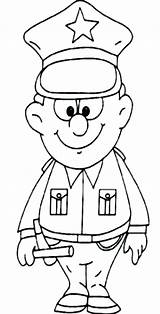 Coloring Mailman Officer Police Pages Getcolorings Color Getdrawings sketch template
