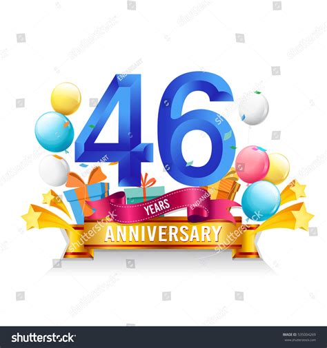 years anniversary celebration logo birthday stock vector