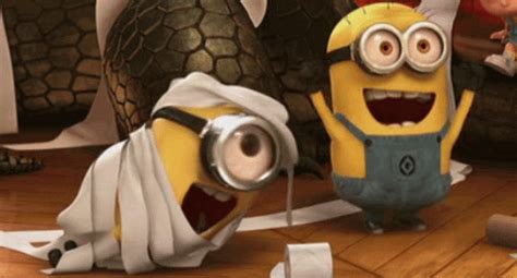 excited minions despicable  reaction gifs