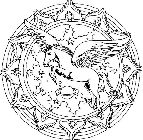 printable unicorn coloring pages  adults vt