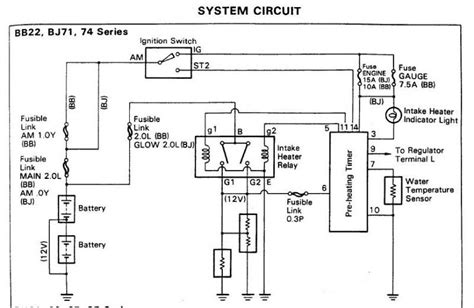 hj glow plug wiring diagram