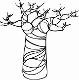 Baobab Trees Getdrawingscom sketch template