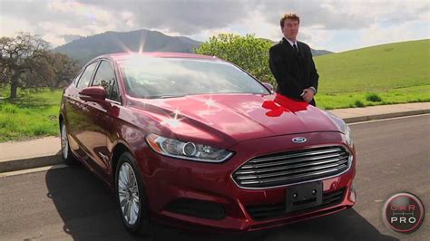 ford fusion hybrid review test drive  chris leary  car pro news youtube
