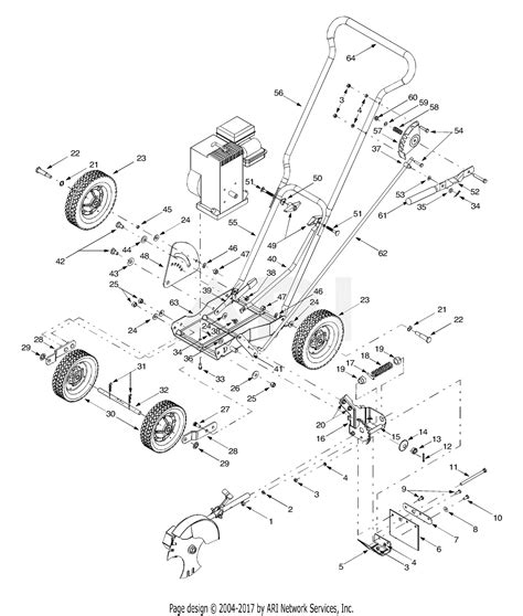 mtd    edger  parts diagram  general assembly