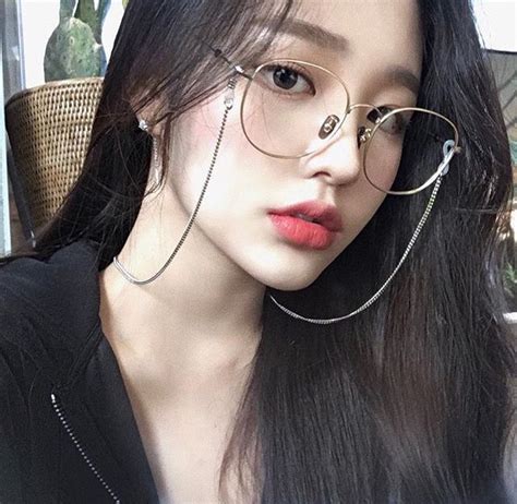 Hyun Ki ♡ Blackpink 5th Member Ulzzang Glasses Korean Girl Photo