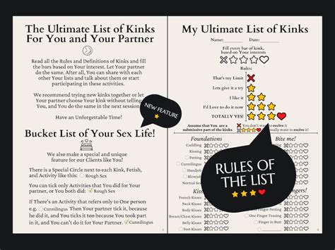 Ultimate Kink List With Fetishes And Over 200 Sex Activities To Try