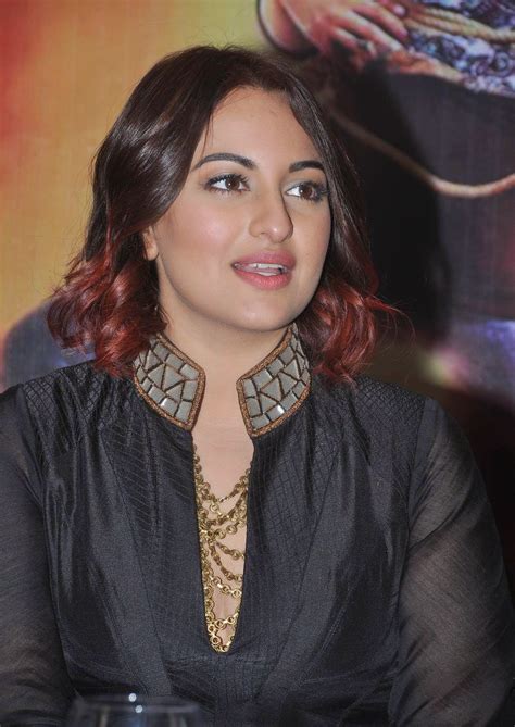 high quality bollywood celebrity pictures sonakshi sinha looks smoking hot in black dress at