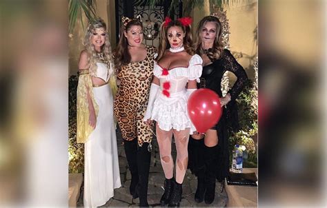 Emily Simpson Shows Off Slimmer Body In Catsuit For Halloween