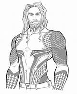 Aquaman Coloring Pages Momoa Jason Drawing Tattoo Castillo Tribals Inkstinct Character Person sketch template