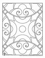 Pattern Woojr sketch template