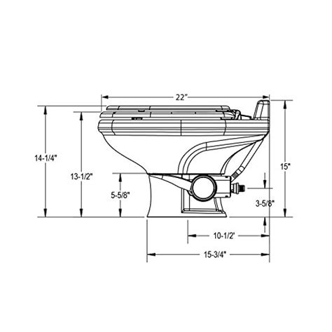 dometic series standard toilet  rv parts accessories