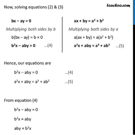 Solve X A Y B 0 Ax By A 2 B 2 Linear Equations [video]