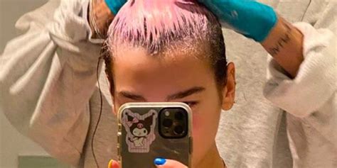 Dua Lipa Just Dyed Her Hair The Cutest Shade Of Pink