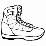 Boots Combat Mens Template Drawing sketch template
