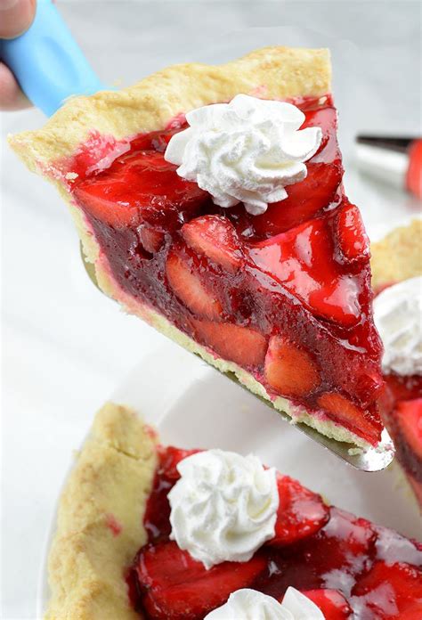 Fresh Strawberry Pie Easy Strawberry Pie Recipe