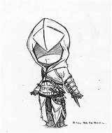 Assassin Chibi Altair Wallhere Guards Shoots Targets Boceto Bocetos sketch template