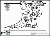 Coloring Twilight Friends Sparkle Pages Pony Little Comments sketch template