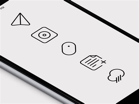 outline icons  lee black  dribbble