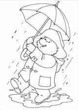 Coloring Paddington Bear Pages Printable Popular sketch template