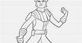 Anakin Coloring Wars Star Skywalker Pages sketch template
