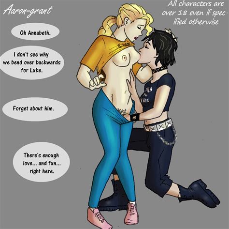 Rule 34 Aaron Grant Annabeth Chase Female Hand In Pants Percy Jackson