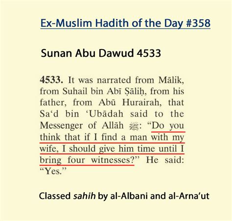 Hotd 358 Muhammad Says That If You Come Home And Catch Your Wife