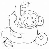 Monos Singe Monitos Calcar Imagui Changos Coloriages Rincon Infancia Faciles Guenon Noix Exotiques Fulanitos Simpáticos Panza Cosquillitas sketch template