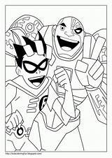 Titans Teen Coloring Pages Robin Go Titan Cyborg Boy Boys Kids Printable Team Nightwing Color Sheets Beast Cartoons Draw Popular sketch template