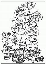 Coloring Grinch Pages Christmas Stole Popular sketch template