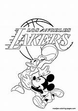 Lakers Dodgers sketch template