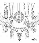 Crystals Colouring Tomorrow sketch template